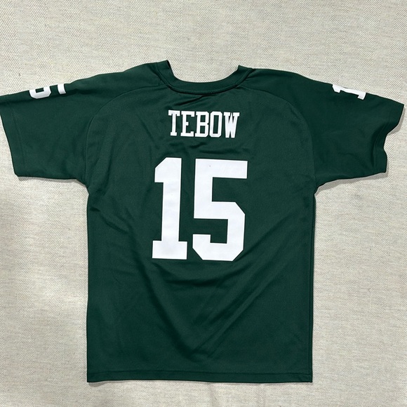 NY Jets Tim Tebow #15 NFL Team Apparel youth large 14/16 - Picture 1 of 3